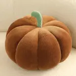 Minimal halloween pumpkin cushion