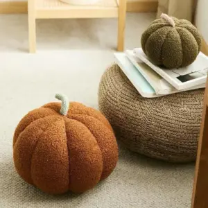 Minimal Halloween Pumpkin Cushion