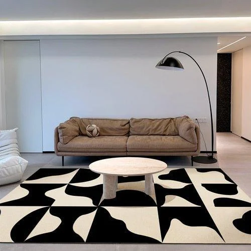 Minimal Living Room Soft Plush Carpet 456658