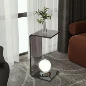 Minimal Transparent Acrylic Side Table