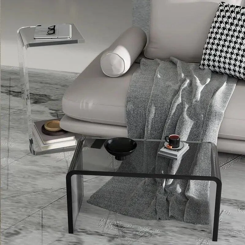 Minimal Transparent Acrylic Side Table 554138