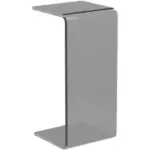 Minimal transparent acrylic side table