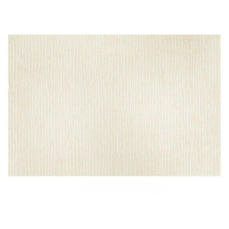 Minimalist Beige Striped Living Room Rug 441867