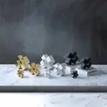 Minimalist ceramic cross decoration