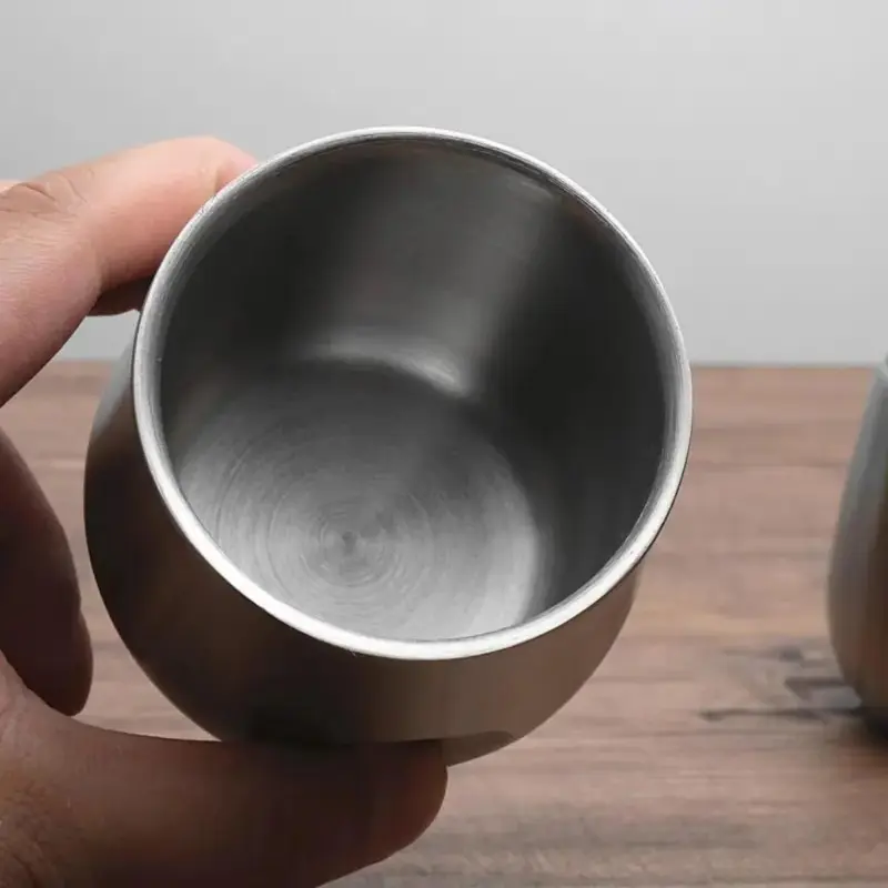 Minimalist double insulation espresso coffee mug