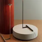 Minimalist home style sensor floor lamp