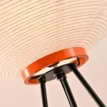 Minimalist japanese rice paper floor lamp