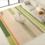 Minimalist luxury living room printed rug