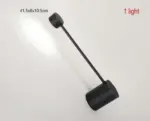 Minimalist modern black wall light