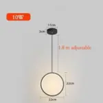 minimalist-ring-hanging-light-white-or-black-106848 Minimalist ring hanging light white or black