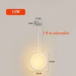minimalist-ring-hanging-light-white-or-black-158189 Minimalist ring hanging light white or black