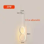 minimalist-ring-hanging-light-white-or-black-386186 Minimalist ring hanging light white or black