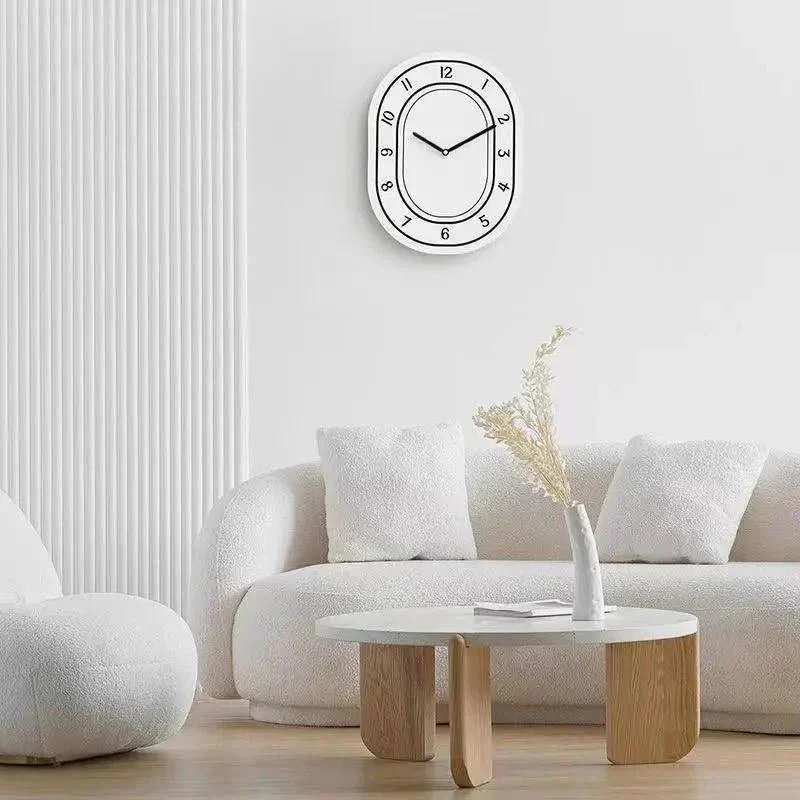 Minimalist White Art Design Wall Clock 363632