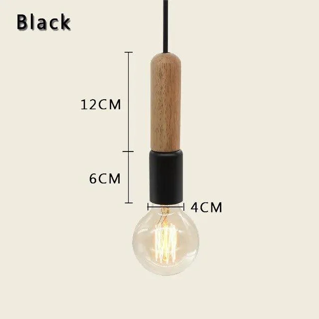 Minimalist Wood Effect Led Pendant Light 504500