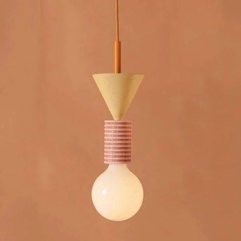 Minimalist Wood Effect Led Pendant Light 977534