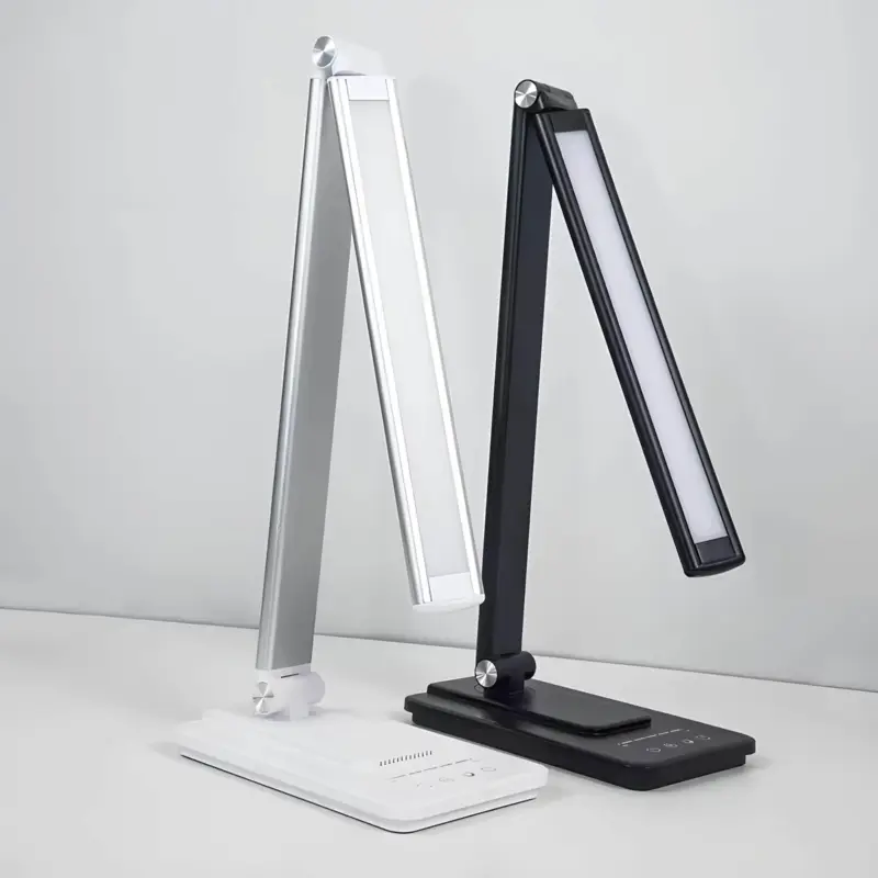 Minimalistische led tischlampe touch sensor faltbares design modern wohnzimmer xlumina3