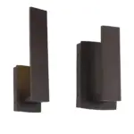 Minimalistische wasserdichte wandleuchte aussenbeleuchtung modern led ip65 schwarz weiss grau xlumina4