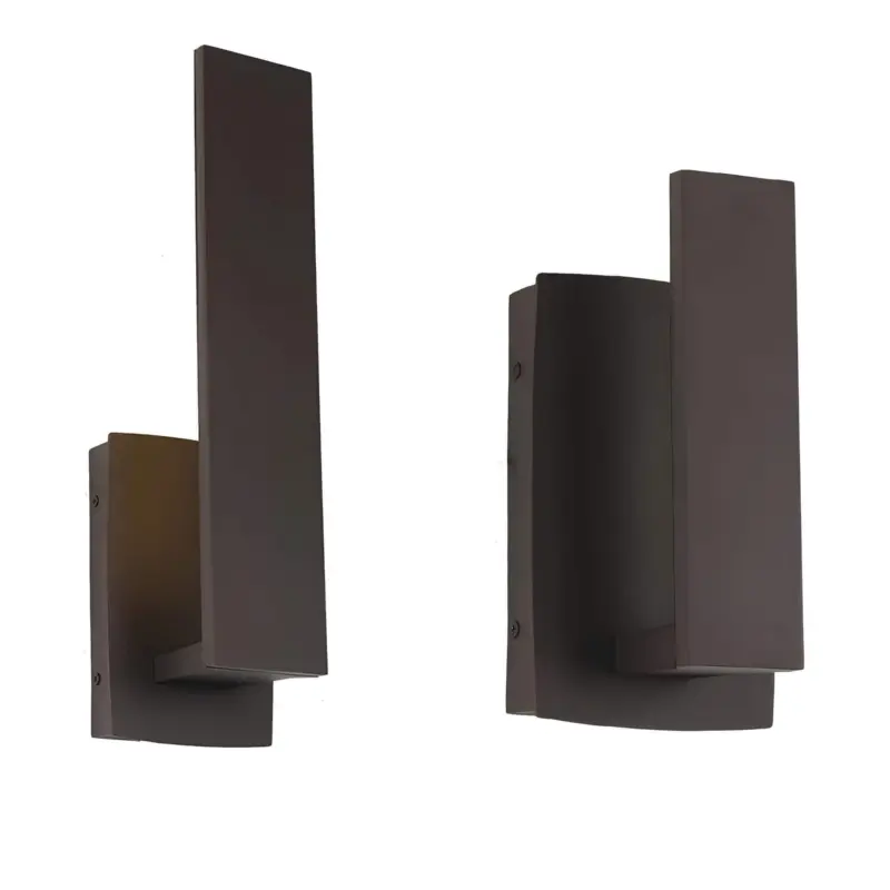 Minimalistische wasserdichte wandleuchte aussenbeleuchtung modern led ip65 schwarz weiss grau xlumina4