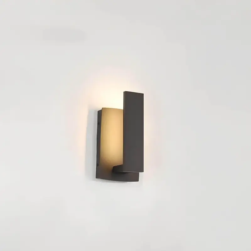 Minimalistische wasserdichte wandleuchte aussenbeleuchtung modern led ip65 schwarz weiss grau xlumina5