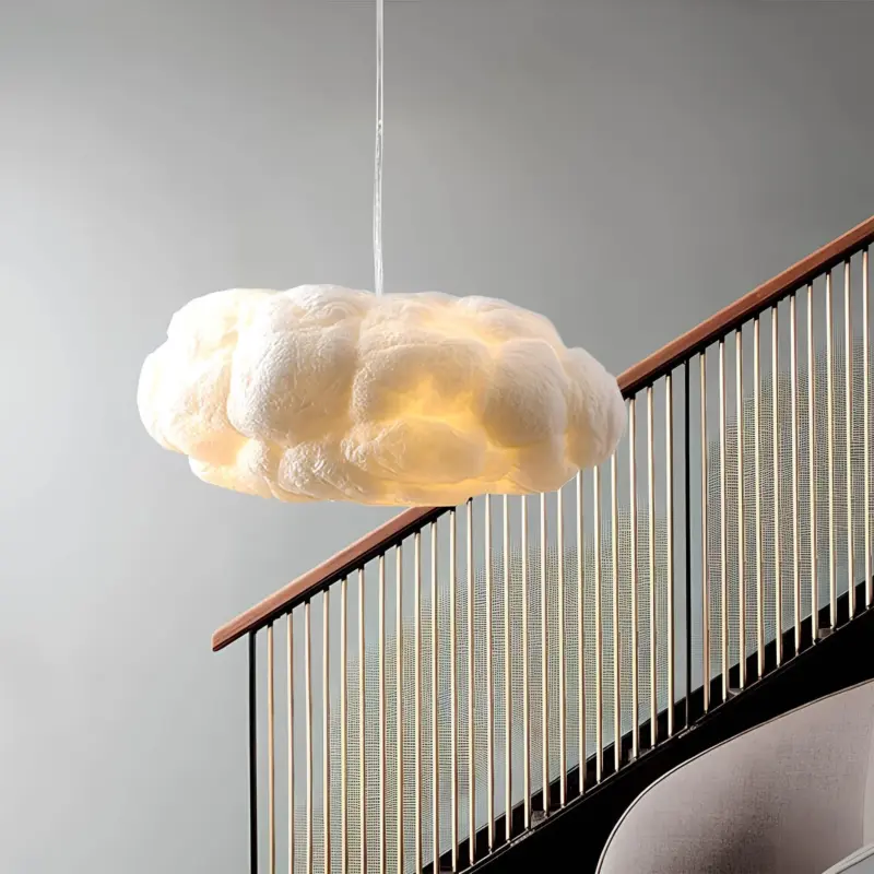 Minori design cloud led hangelampe pvc baumwolle weiss wohnzimmer esszimmer schlafzimmer xlumina4