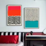 Modern abstract canvas wall art poster