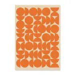 Modern abstract graphic shape canvas wall art poster