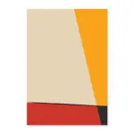 Modern abstract graphic shape canvas wall art poster