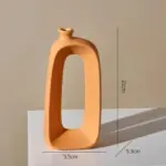 Modern abstract hollow design vase