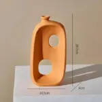 Modern abstract hollow design vase