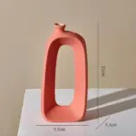 Modern abstract hollow design vase