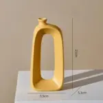 Modern abstract hollow design vase