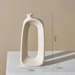 Modern abstract hollow design vase