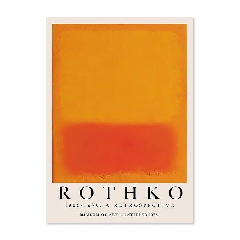 Modern Abstract Rothko Wall Art Posters 803797