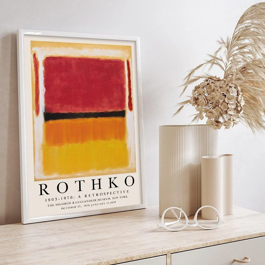 Modern Abstract Rothko Wall Art Posters 810757