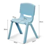 Modern bright accent dining room chair