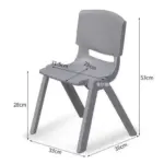 Modern bright accent dining room chair