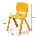 Modern bright accent dining room chair