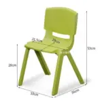 Modern bright accent dining room chair