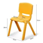 Modern bright accent dining room chair