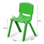 Modern bright accent dining room chair