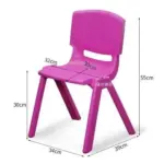 Modern bright accent dining room chair