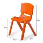 Modern bright accent dining room chair