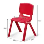 Modern bright accent dining room chair
