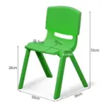 Modern bright accent dining room chair