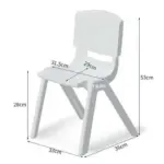 Modern bright accent dining room chair
