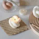 Modern cube bubble decorative candle