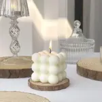 Modern cube bubble decorative candle