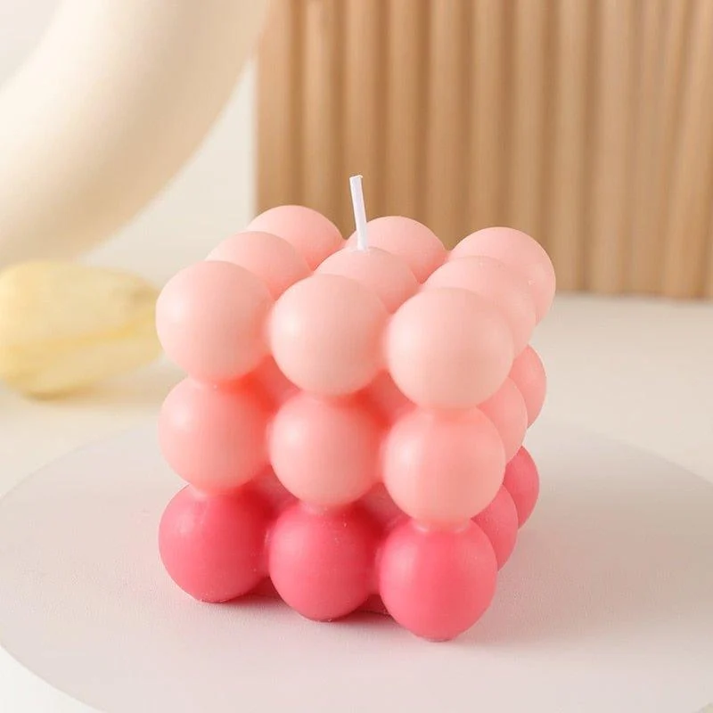 Modern Cube Bubble Decorative Candle 571423