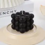 Modern cube bubble decorative candle