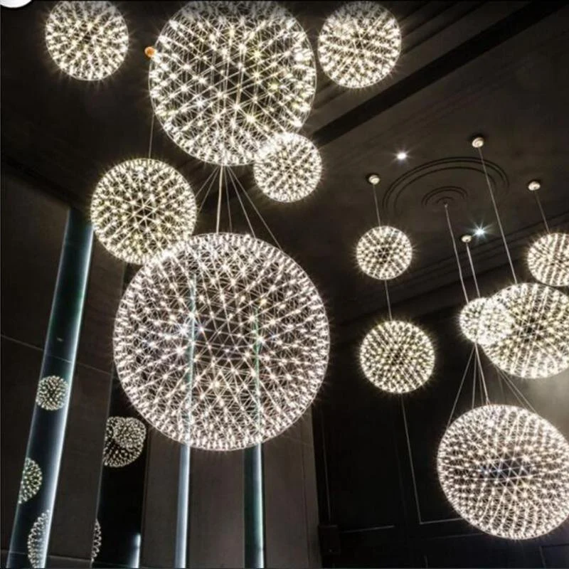 Modern Firework Led Stainless Steel Pendant Lights 928230